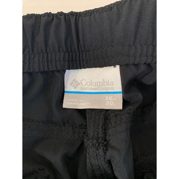 Columbia Men's Silver Ridge Omni-Shade Regular Fit Cargo Pants Size 36x30 Black - Picture 7 of 8